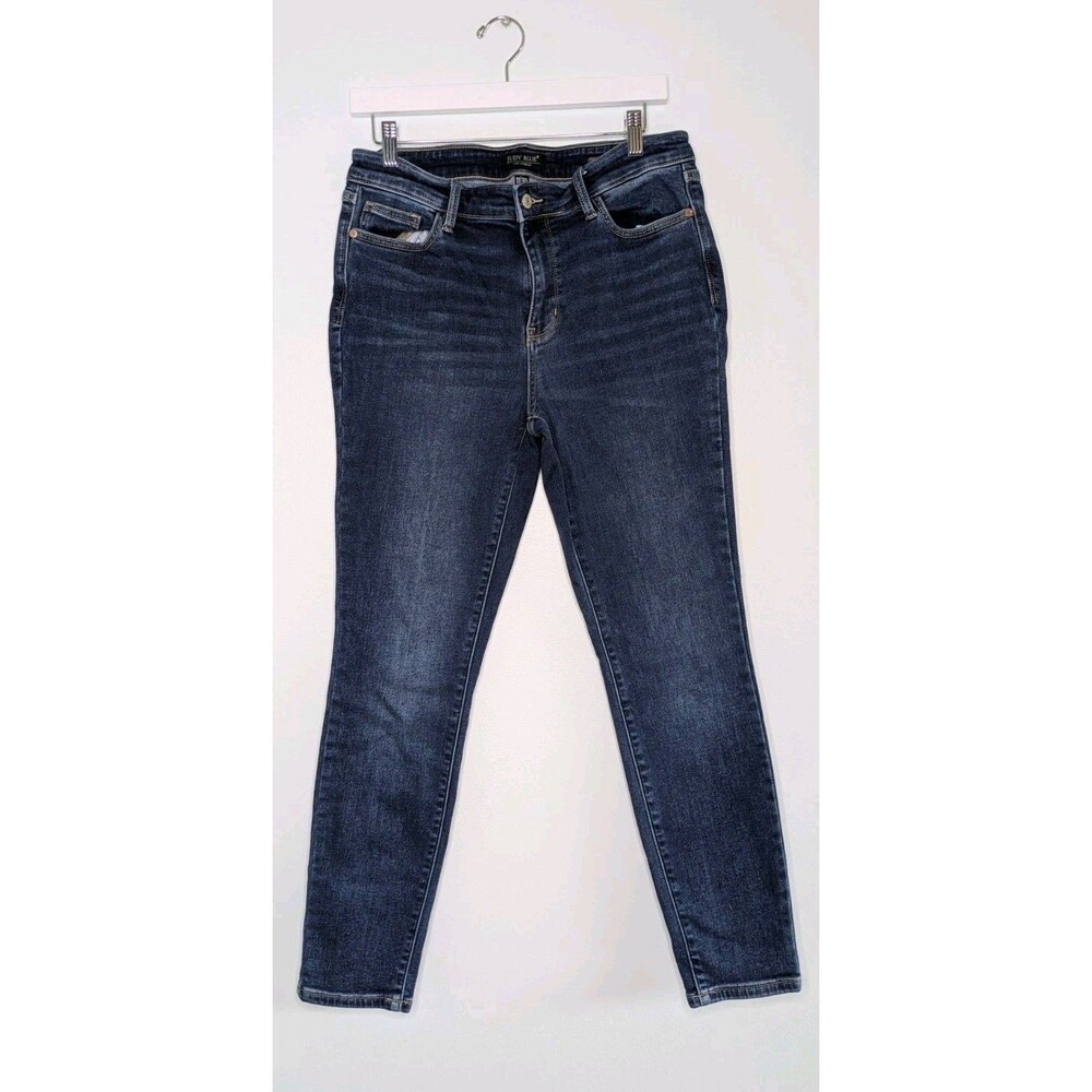 Judy Blue Jeans Womens 11/30 Blue Skinny Fit Stretch Denim Casual